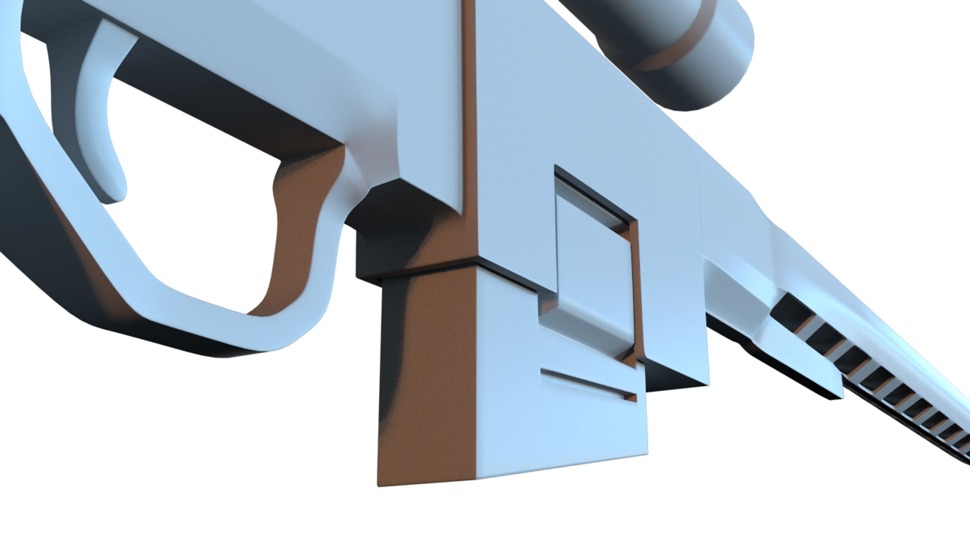 Sniper Rifle Base Mesh Obj