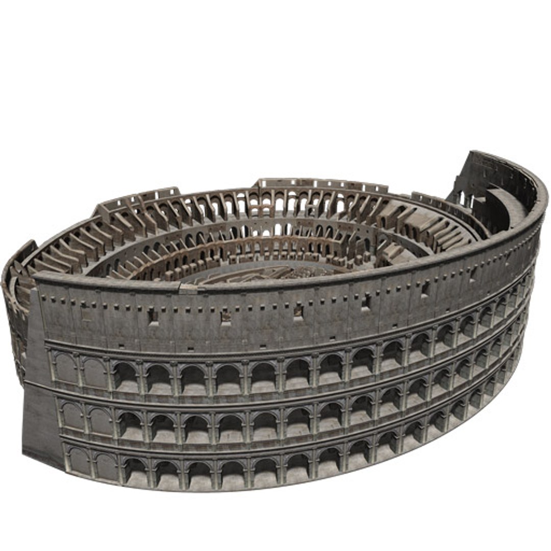 Colosseum Roman Ruins 3d Model