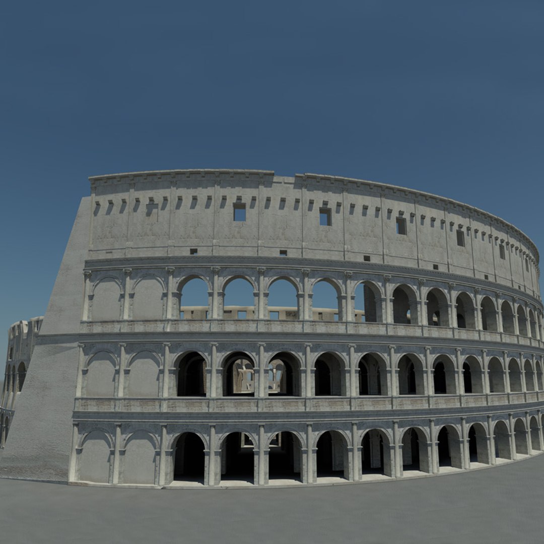 Colosseum Roman Ruins 3d Model