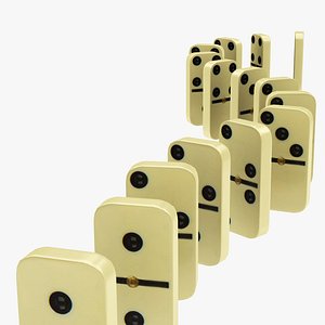 3D dominoes hobby model