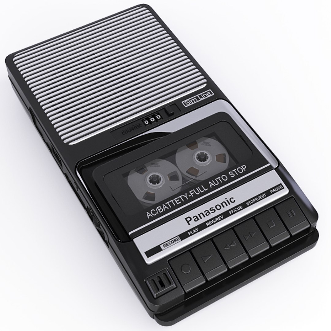 3d Panasonic Rq-2102 Portable Cassette Model