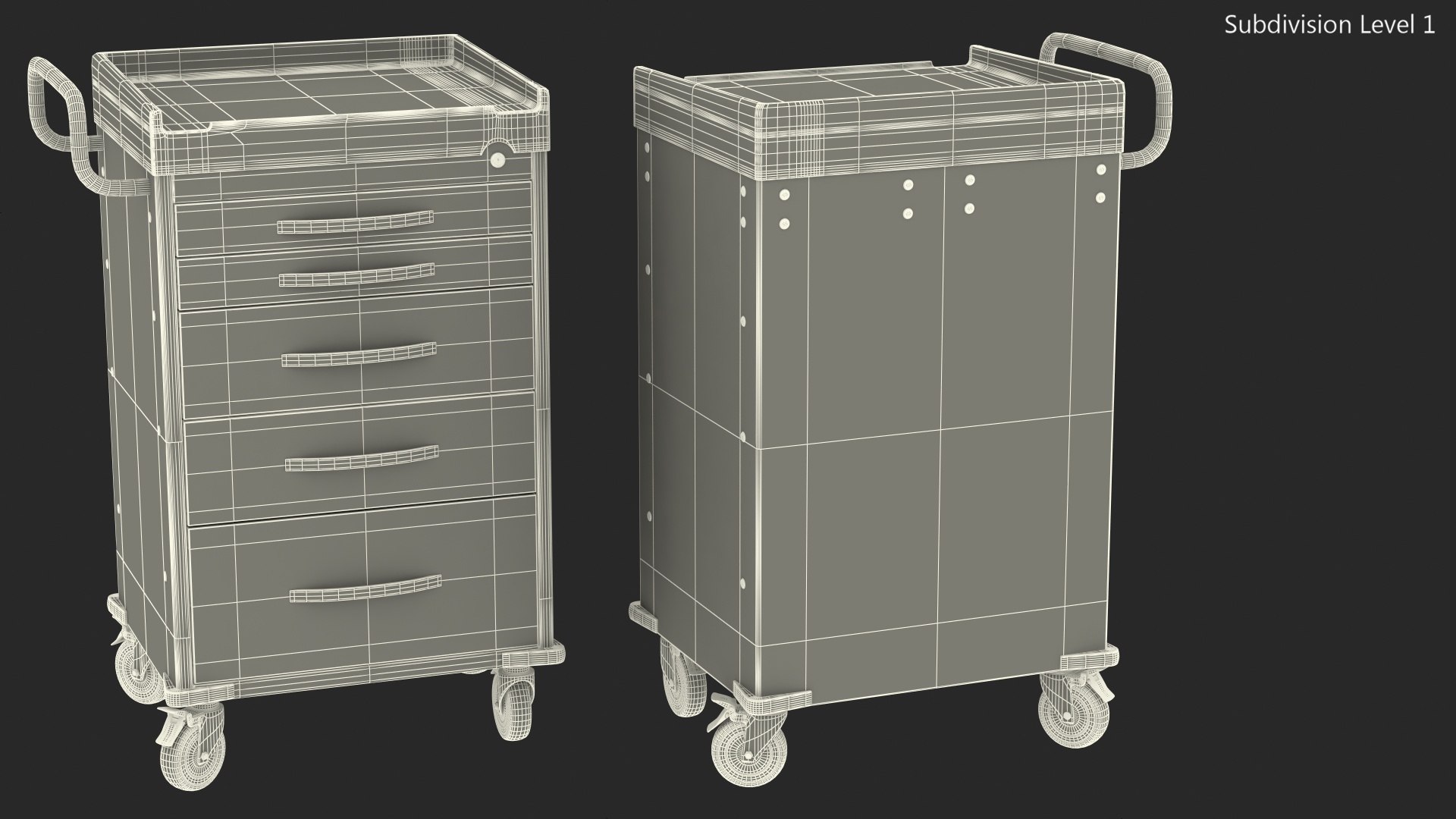3D general purpose medical cart https://p.turbosquid.com/ts-thumb/29/5dLmx2/VGRz6jQn/generalpurposemedicalcartwithdrawers3dmodel015/jpg/1602794675/1920x1080/fit_q87/658b732db637e250cd3b63ca1351f089940b4e07/generalpurposemedicalcartwithdrawers3dmodel015.jpg