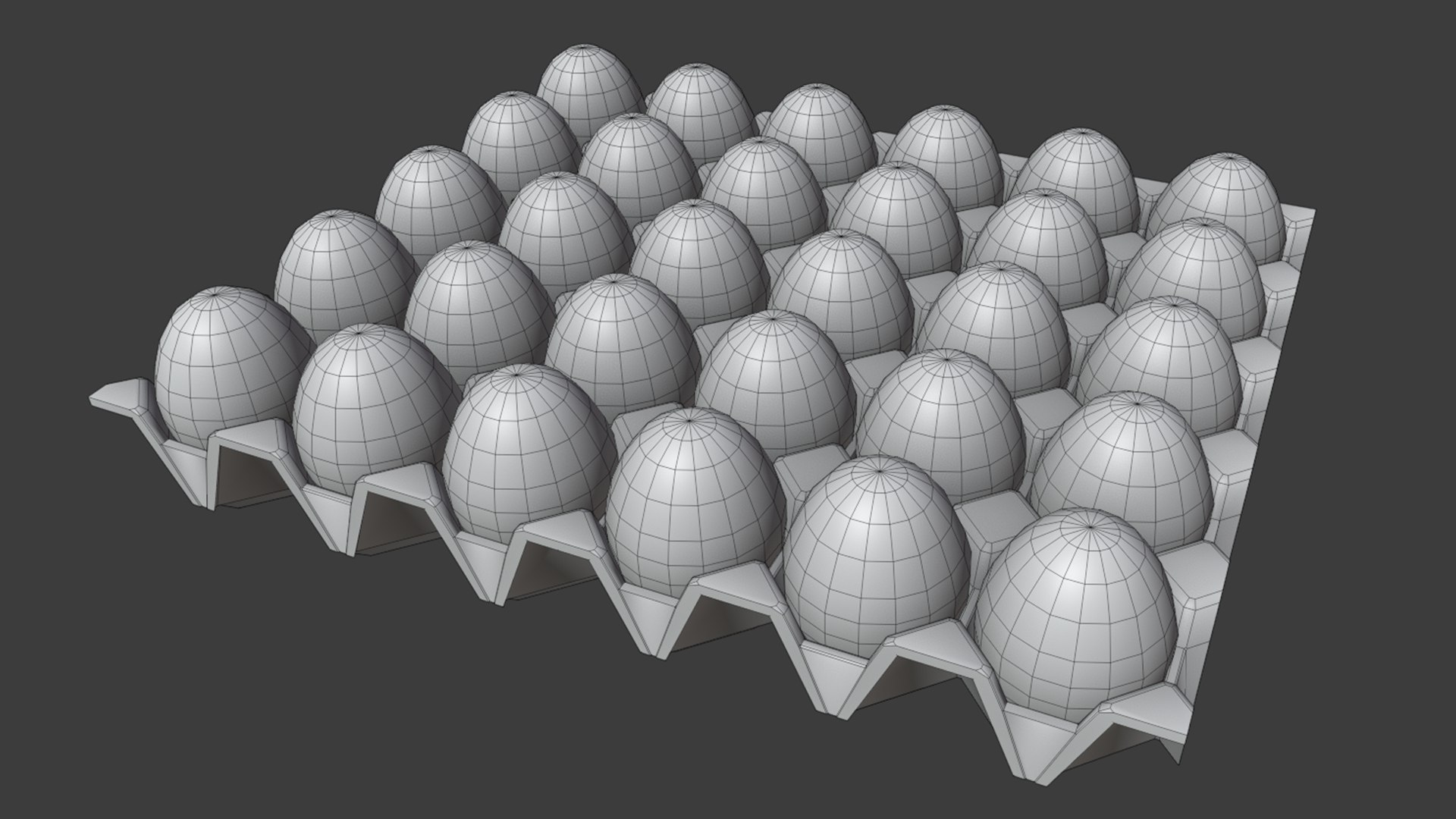Eggs Carton Package Low Poly 3D model https://p.turbosquid.com/ts-thumb/29/7M85Cg/6l/wireframe1/png/1632663499/1920x1080/fit_q87/0ddba77ffd09316b6dc603fca83fe7a9f158048b/wireframe1.jpg