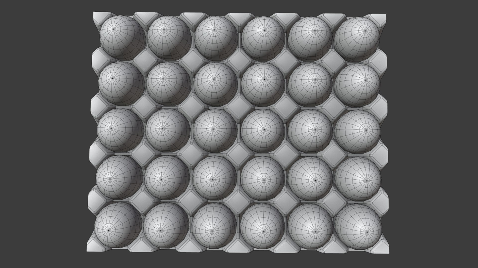 Eggs Carton Package Low Poly 3D model https://p.turbosquid.com/ts-thumb/29/7M85Cg/PO/wireframe2/png/1632663505/1920x1080/fit_q87/816dbc658034babcdc2233a765129e759cf40229/wireframe2.jpg