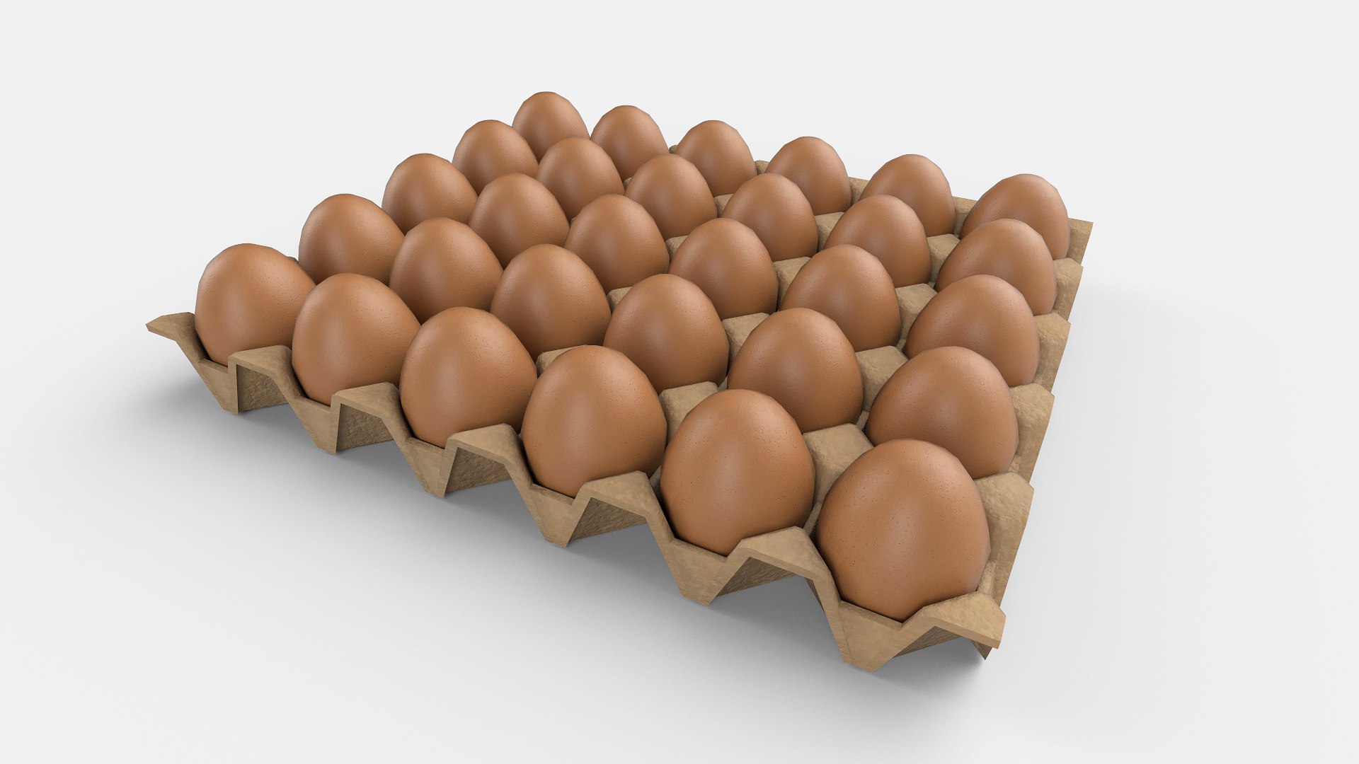 Eggs Carton Package Low Poly 3D Model TurboSquid 1792022