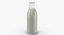 2 Milk Bottles - Glass and Plastic