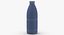 2 Milk Bottles - Glass and Plastic