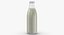 2 Milk Bottles - Glass and Plastic