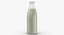 2 Milk Bottles - Glass and Plastic