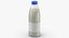 2 Milk Bottles - Glass and Plastic