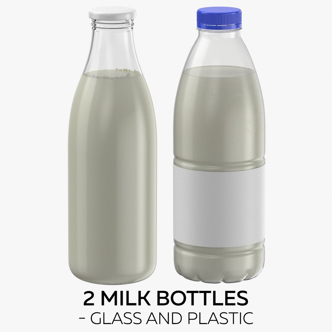 3D 2 milk bottles - https://p.turbosquid.com/ts-thumb/29/7jYyUl/kBnsBdrr/2_milk_bottles_glassandplastic_thumbnail_10/jpg/1580387940/1920x1080/fit_q87/06ed11ab74374e6c5f2373a3f777226c403ef1f2/2_milk_bottles_glassandplastic_thumbnail_10.jpg