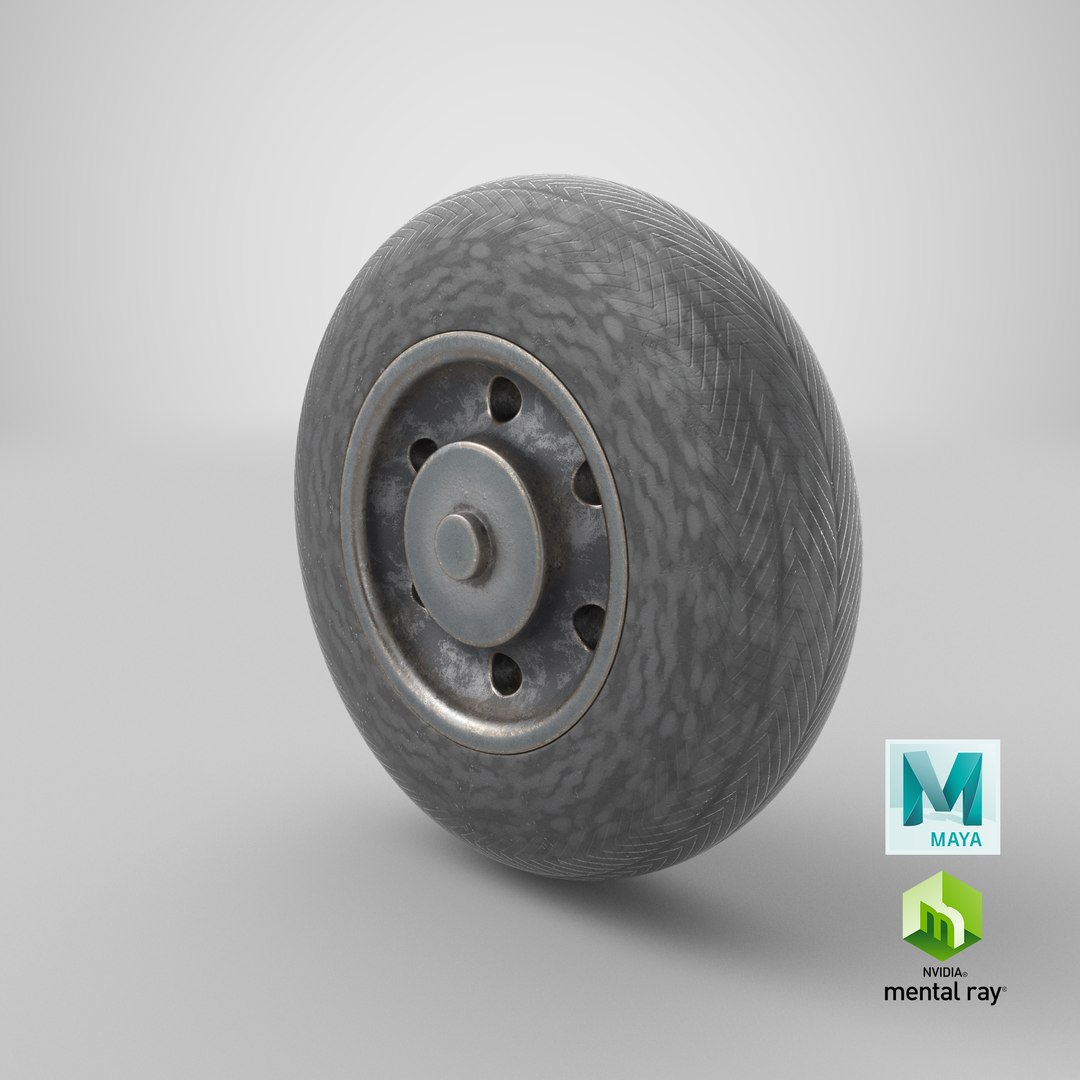 Wheel 9 Small Textured 3D Model - TurboSquid 1993233