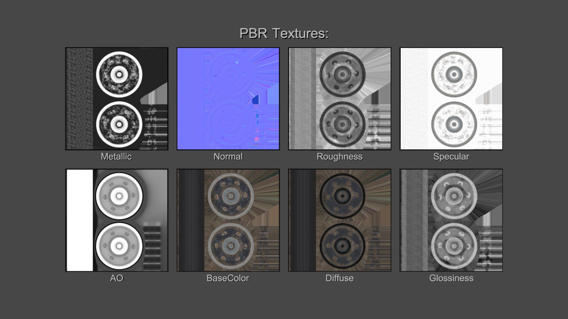Wheel 9 Small Textured 3D Model - TurboSquid 1993233