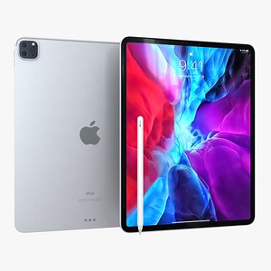 iPad Pro 12.9 2020 Silver with Pencil