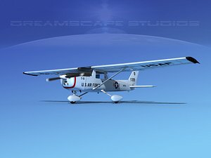 3D cessna t-51 model