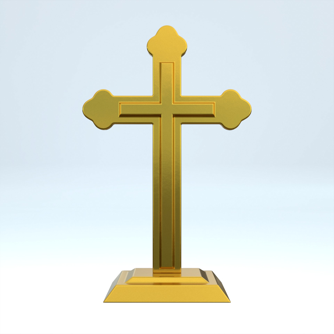 Golden Desk Crucifix model https://p.turbosquid.com/ts-thumb/29/BOlgbU/Wm/animation/jpg/1767814550/1920x1080/turn_fit_q99/99a2578fa93a7b4878dd1e6d7c2f96b78ef1b48b/animation-1.jpg