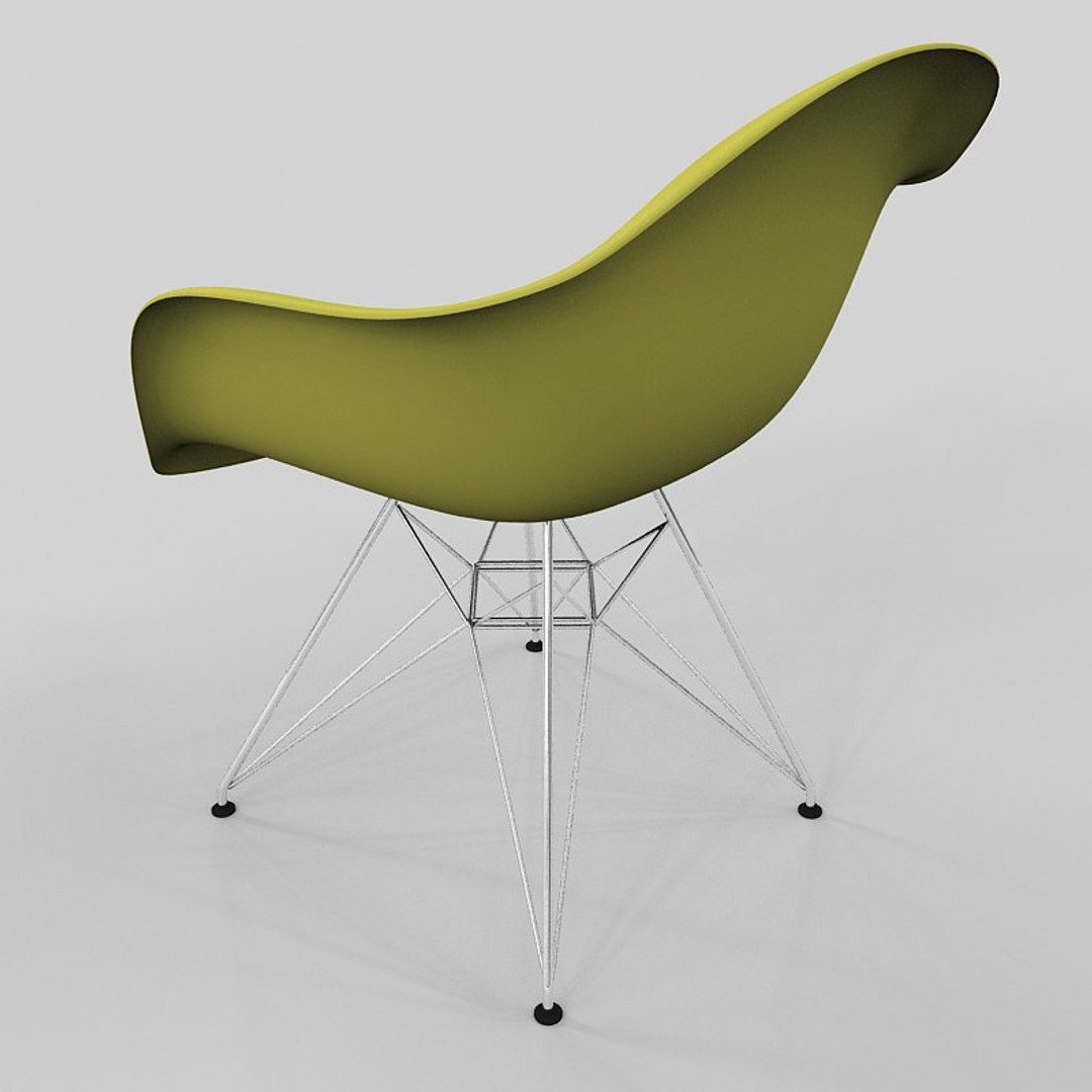 Vitra Eames Plastic Chair 3d Model