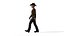 Vieil homme Cow-boy de ranch occidental moderne