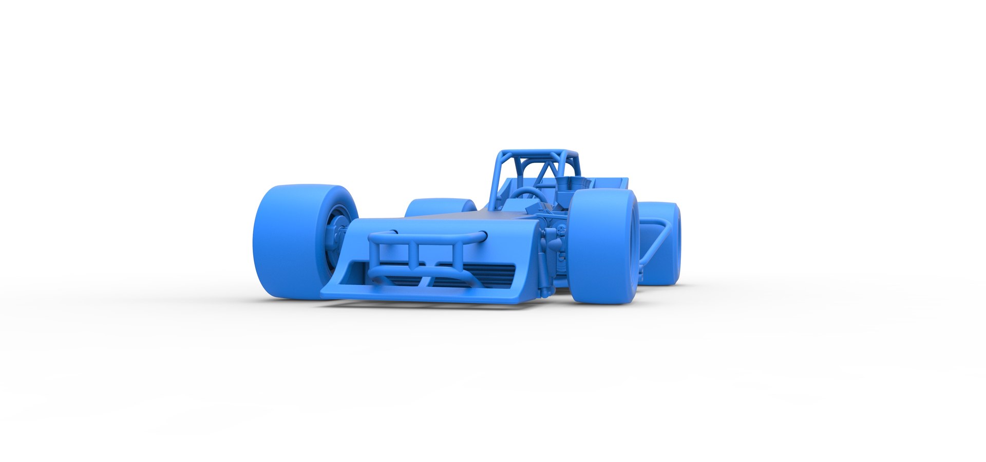 Diecast Supermodified Front Engine Race Car Scale 1 To 25 3D ...