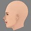 Michelle Pfeiffer Head - No Hair - Low poly head for game