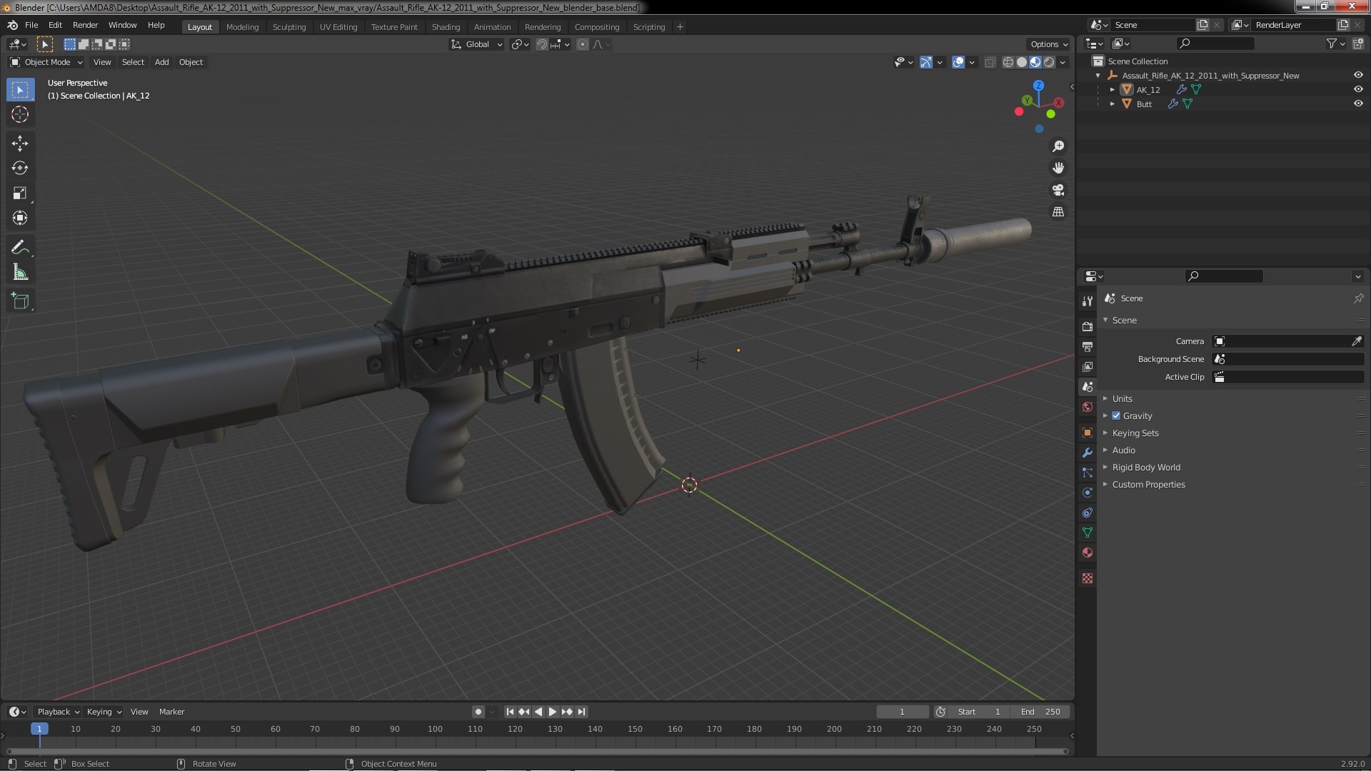 3D Assault Rifle AK-12 2011 with Suppressor New model https://p.turbosquid.com/ts-thumb/29/Hj4g0A/fG/assaultrifleak122011withsuppressornew3dsmodel021/jpg/1695812225/1920x1080/fit_q87/efe55a3e20526aaf4ecc1aa2fa9285953ecef60d/assaultrifleak122011withsuppressornew3dsmodel021.jpg
