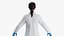 3D Female Scientist Rigged Character