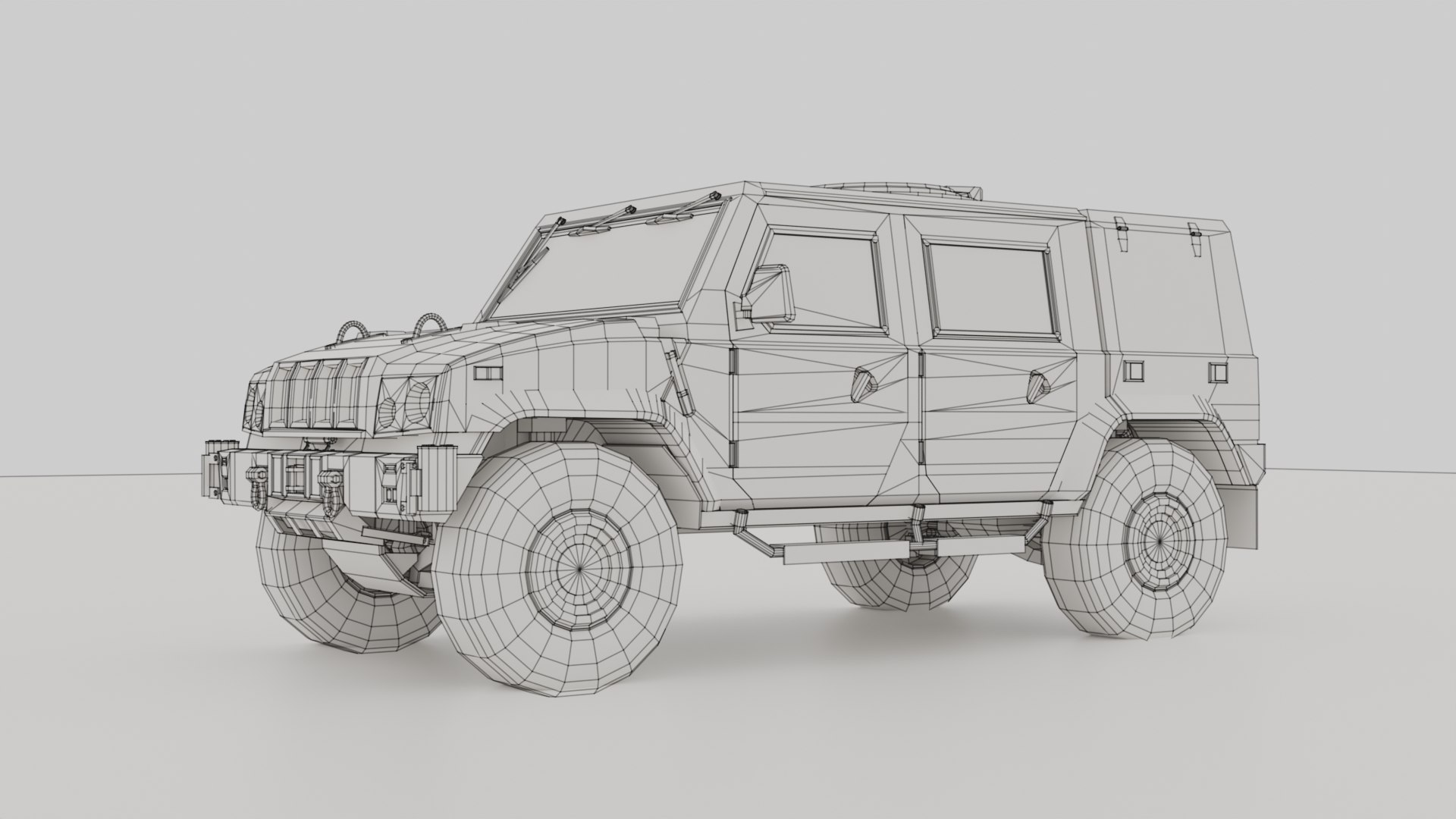 Iveco LMV Light Multirole Vehicle LODs Game Ready 3D Model - TurboSquid ...
