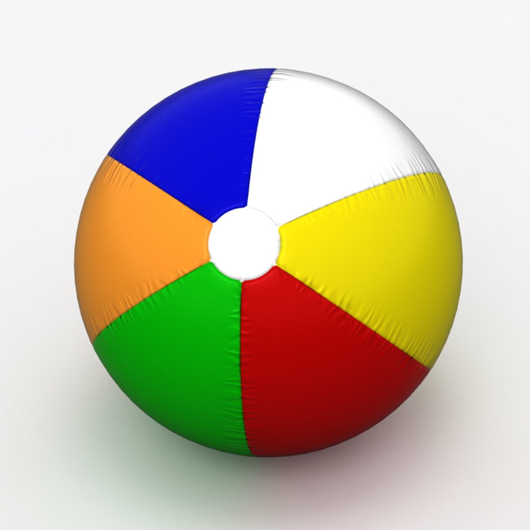 3d Beach Ball Model