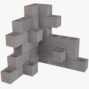 diy cinder block model