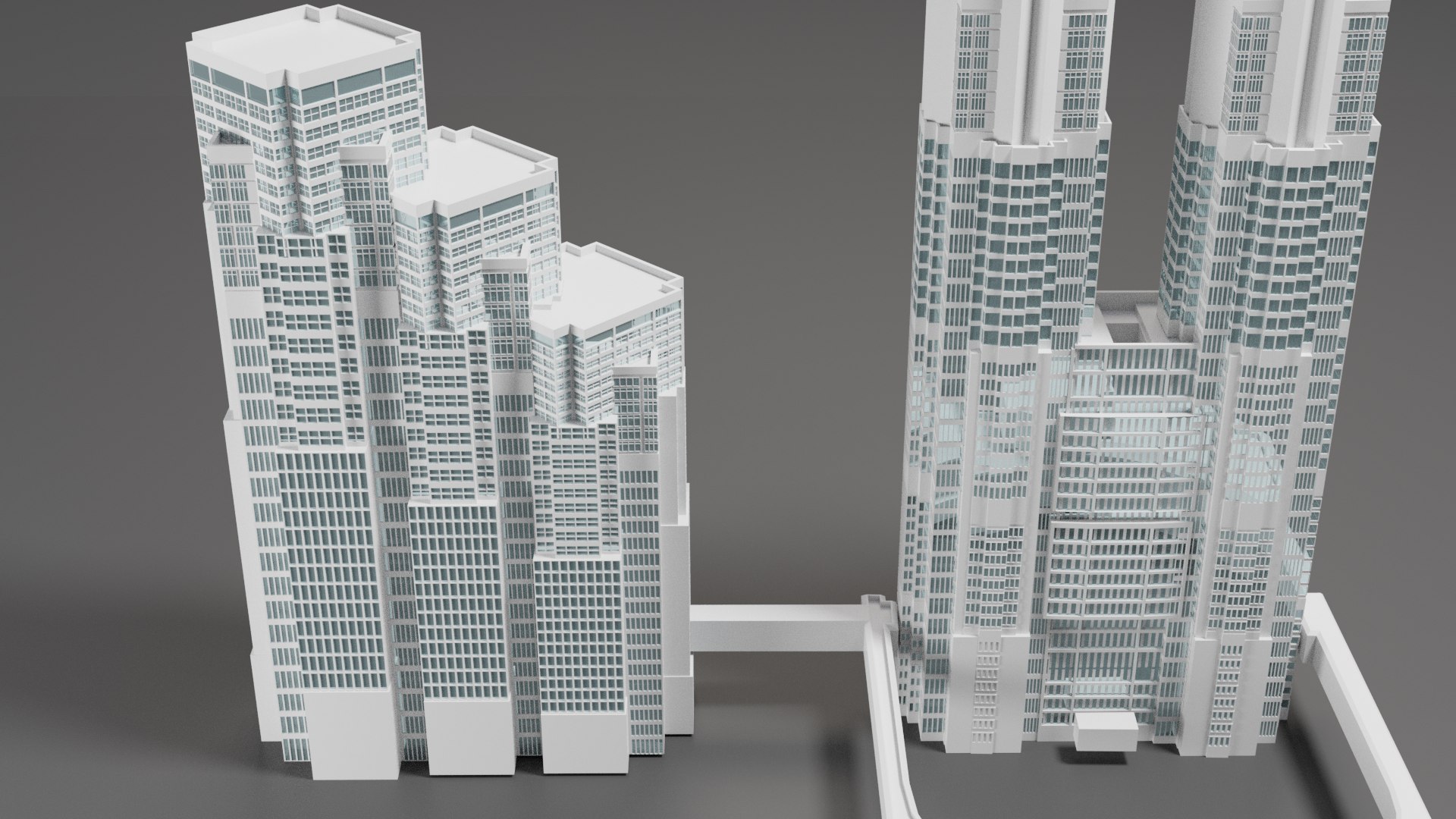 3D 100 Real World High Detailed Skyscrapers And Buildings - TurboSquid ...