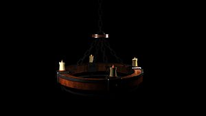 3D Free Old Chandelier
