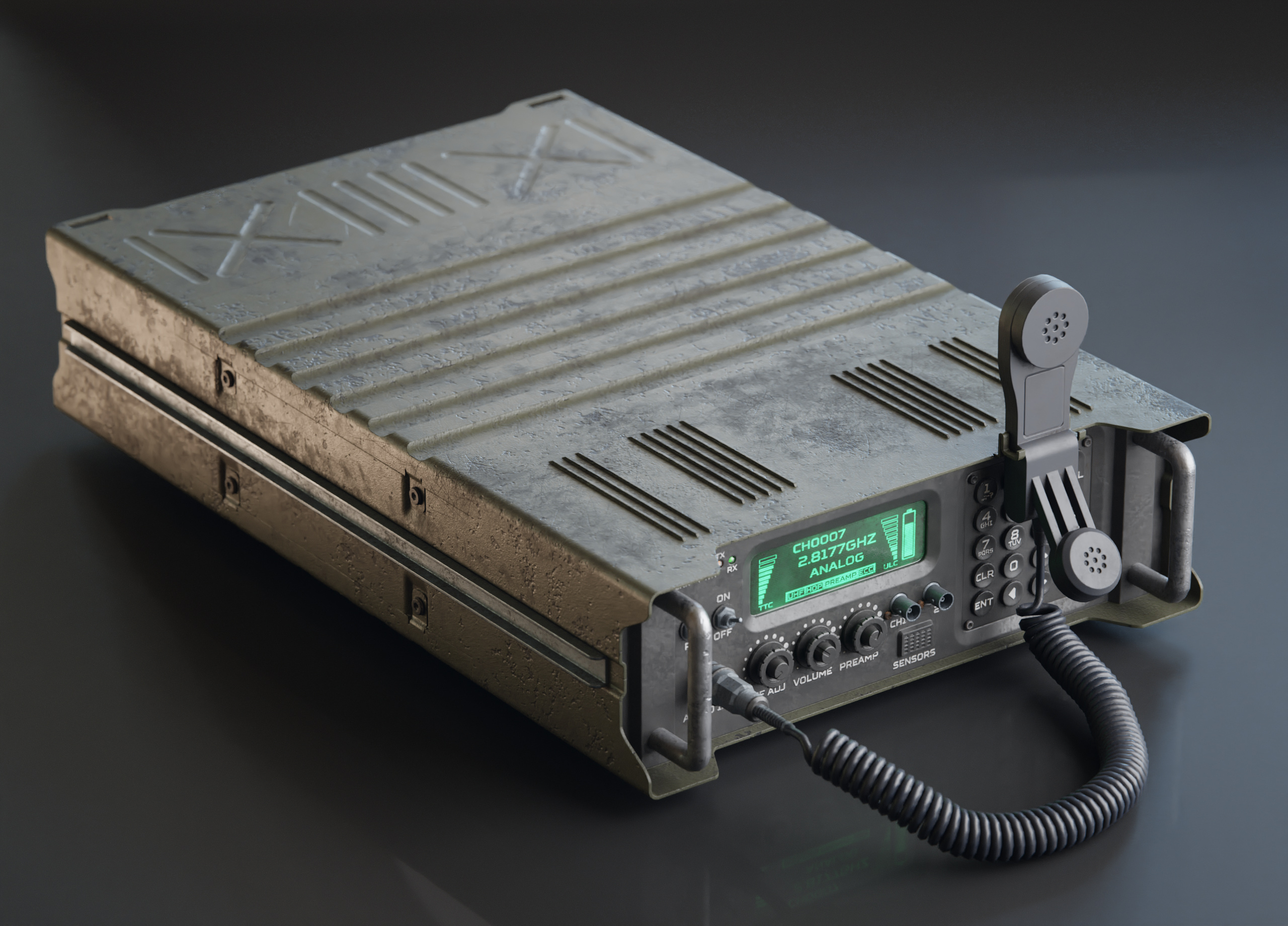 Military Radio 3D model TurboSquid 1760476