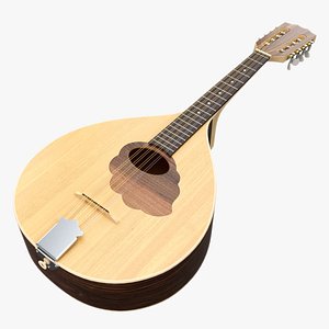 3D Flat mandola model