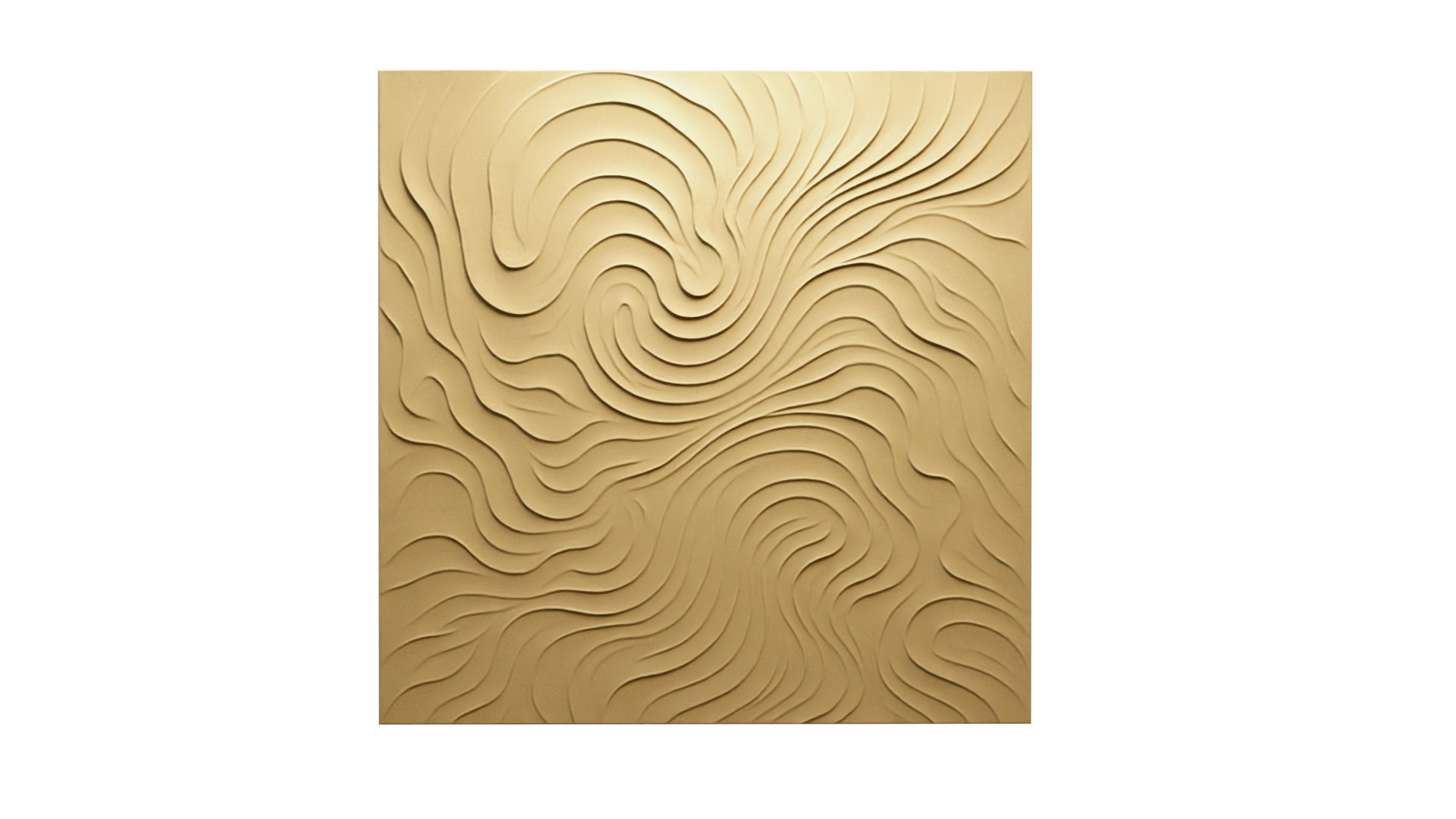 Decorative Wave Wall Panel For CNC - Flowing Modern Style 03 ...