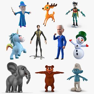 3D Cartoon Characters Collection 7