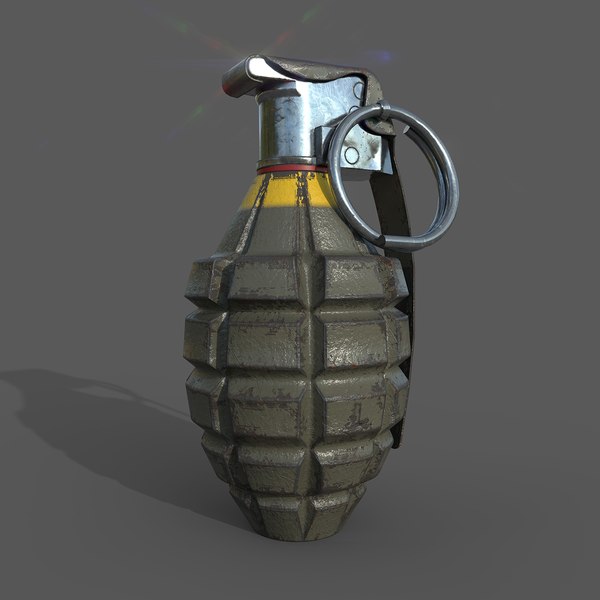 Military grenade 3D model - TurboSquid 1192643