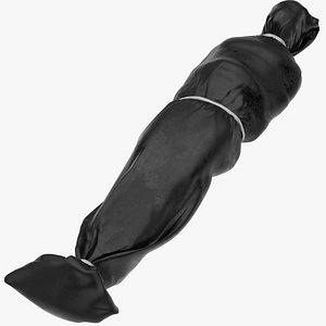 3D Dead Body Covered 2 model