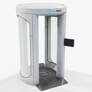 Airport Full Body Scanner - PBR Game Ready 3D model