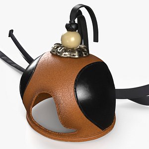 3D model Falcon Hunting Hood Leather