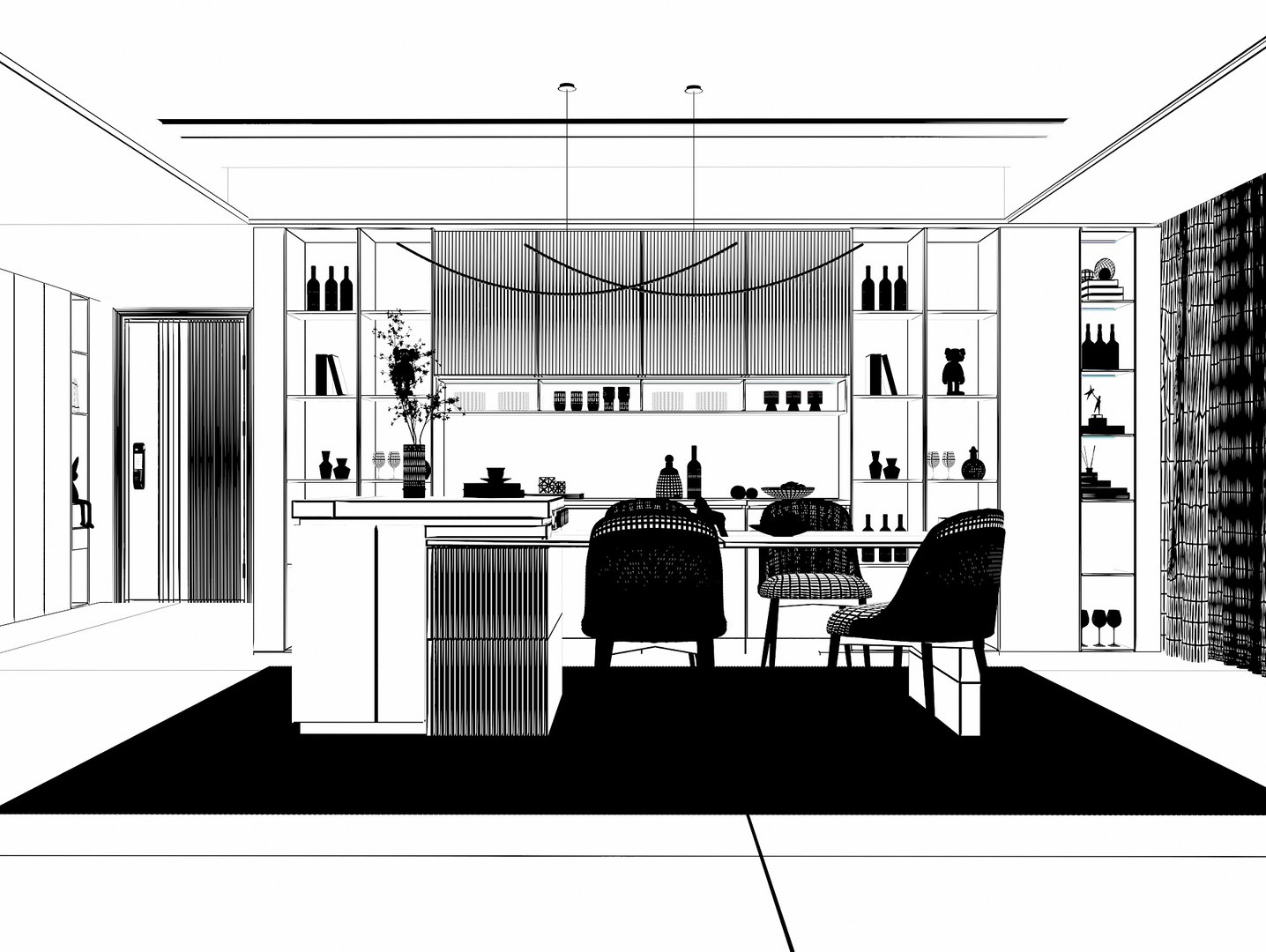 Modern Restaurants Model - TurboSquid 2246395