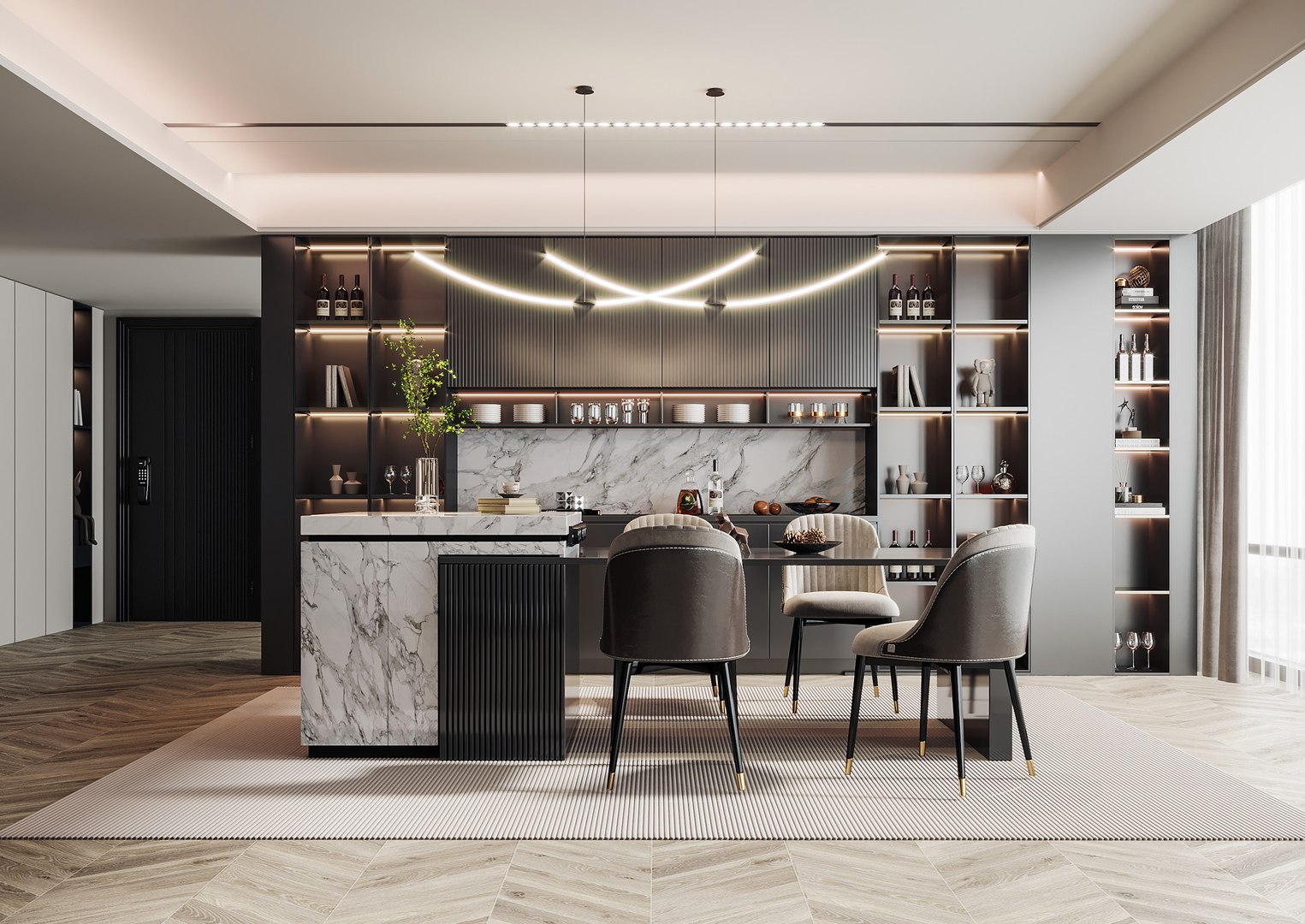 Modern Restaurants Model - TurboSquid 2246395