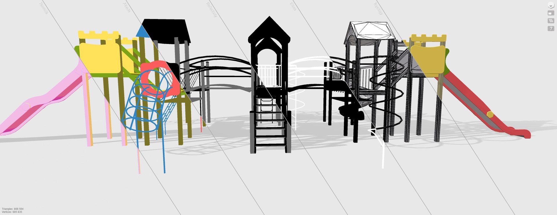 Playground for kids model - TurboSquid 2168684
