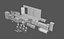 3d pack house items interior furniture model