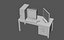 3d pack house items interior furniture model