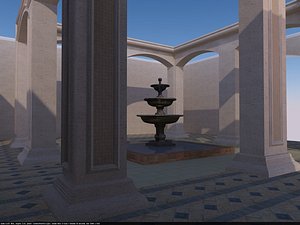 fountain andalusia 3D