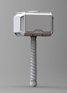 thor hammer 3D model