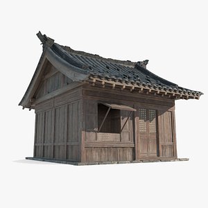 3D model Asian Ancient Architecture Kitchen