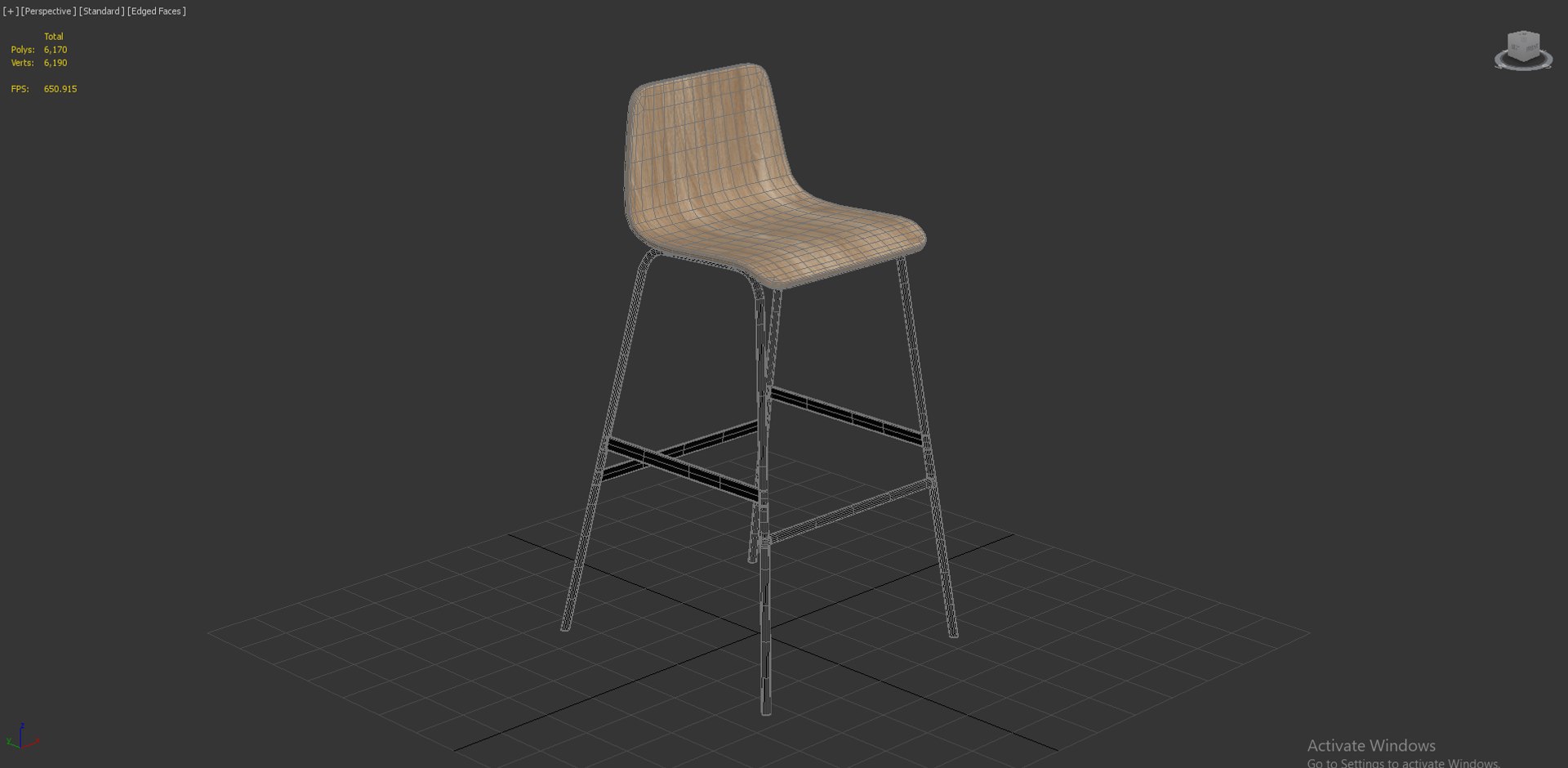 3D Lecture Bar Stool model - TurboSquid 1782634