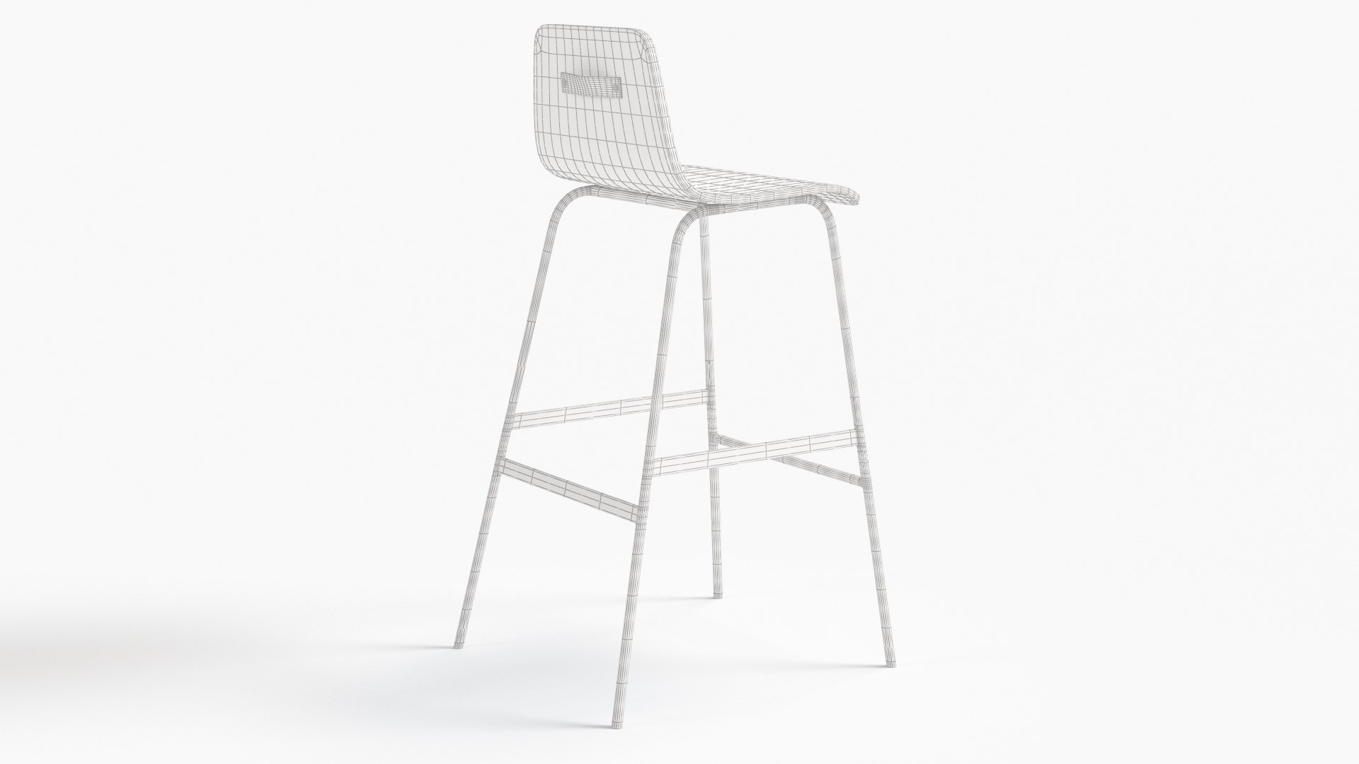 3D Lecture Bar Stool model - TurboSquid 1782634