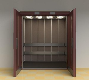 Vintage cargo elevator